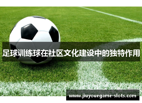 足球训练球在社区文化建设中的独特作用